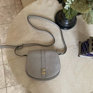 NWOT- Neiman Marcus Gray Crossbody Bag